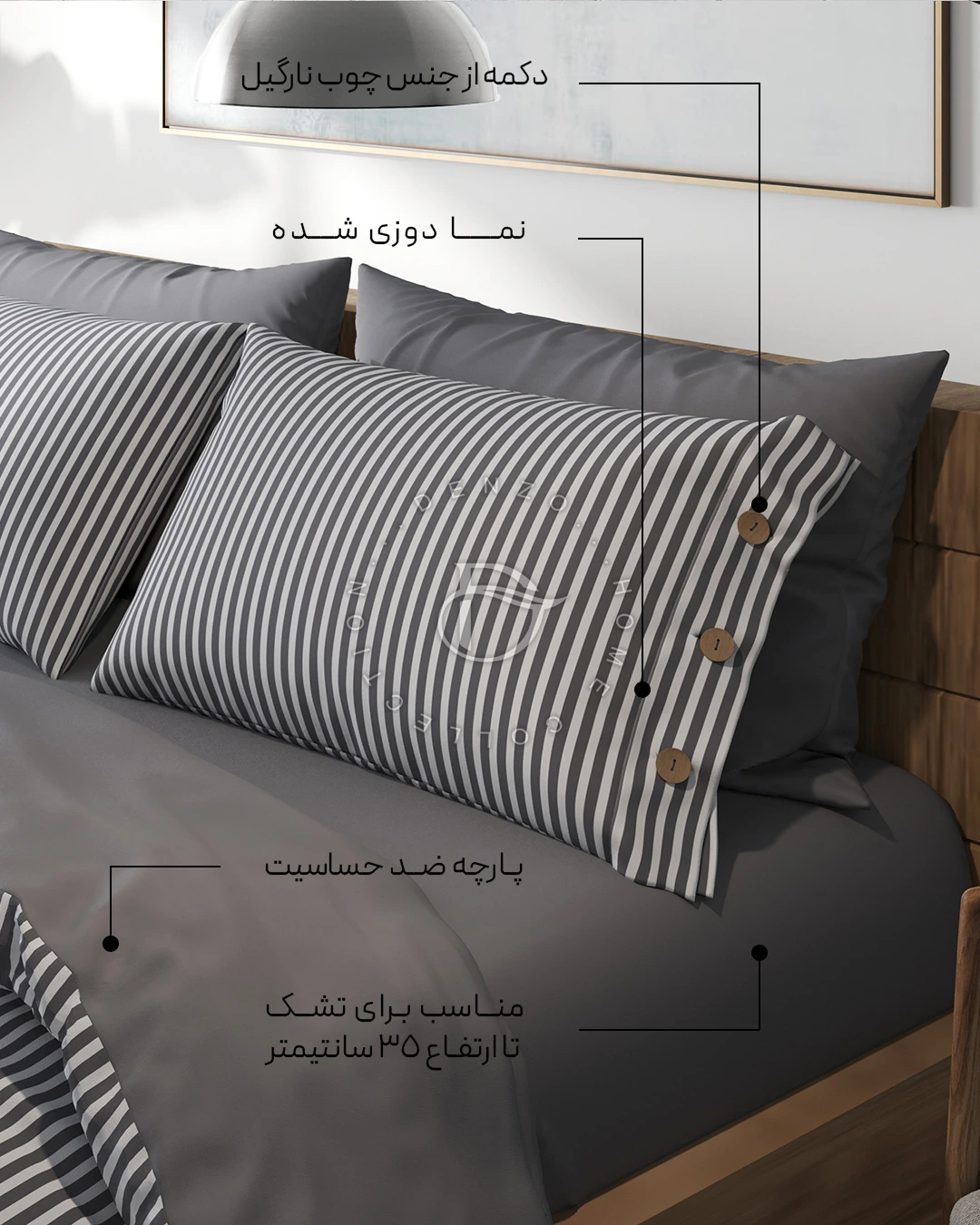 روبالشتیهای طرح وینتیج کد 76