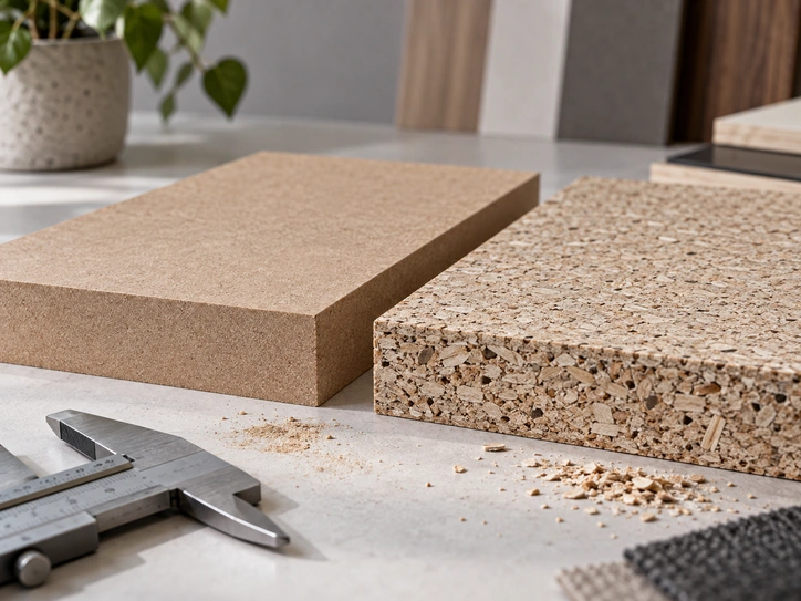 مقایسه مقطع MDF و نئوپان و تفاوت ساختار داخلی آنها